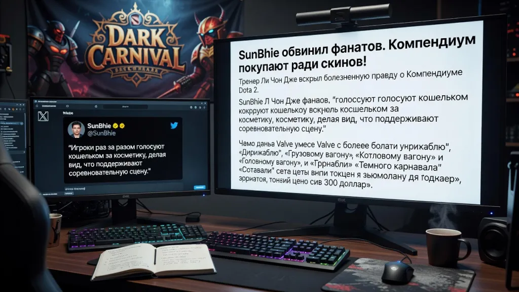 SunBhie обвинил фанатов. Компендиум покупают ради скинов!