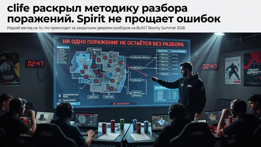 clife раскрыл методику разбора поражений. Spirit не прощает ошибок