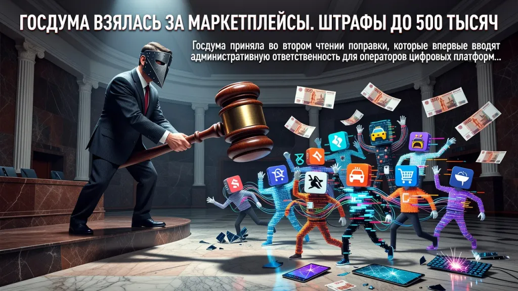 Госдума взялась за маркетплейсы. Штрафы до 500 тысяч