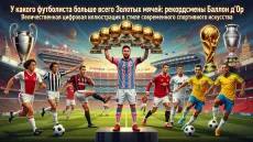 У какого футболиста больше всего Золотых мячей: рекордсмены Баллон д'Ор